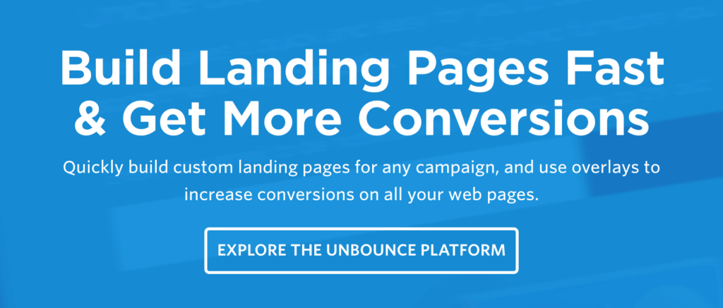 Unbounce - Landing Page Optimization Headline